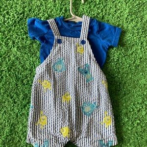 BoxLunch Monsters Inc. Overall set